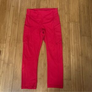 lululemon athletica Vibrant Red Leggings